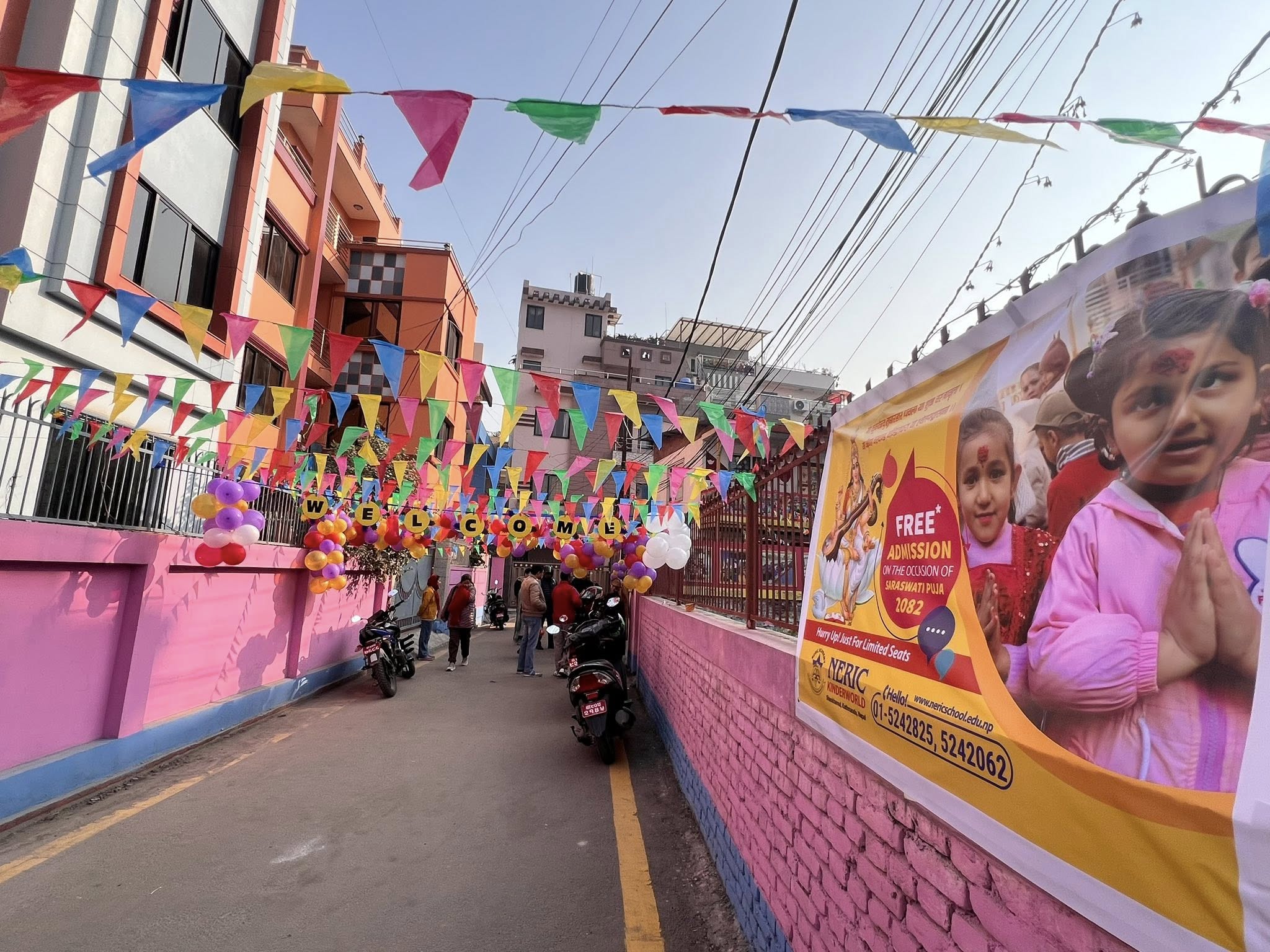 नेरिक किण्डरवर्ल्डमा सरस्वती पूजा तथा अक्षरारम्भ कार्यक्रम भव्य रूपमा सम्पन्न